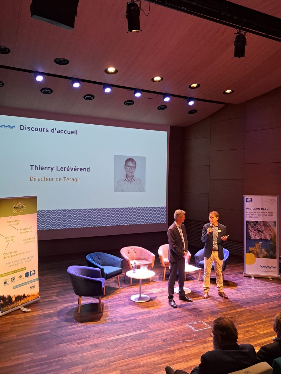📢 Thierry Lerévérend directeur <a href="/Teragir/">Teragir</a> :

« Le tourisme est un besoin social essentiel mais a de nombreux impact que nous devons réduire : déchets, consommation en eau, gaz à effet de serre. Teragir œuvre depuis 40 ans en faveur du développement durable avec <a href="/PavillonBleu/">Pavillon Bleu France</a> ! »