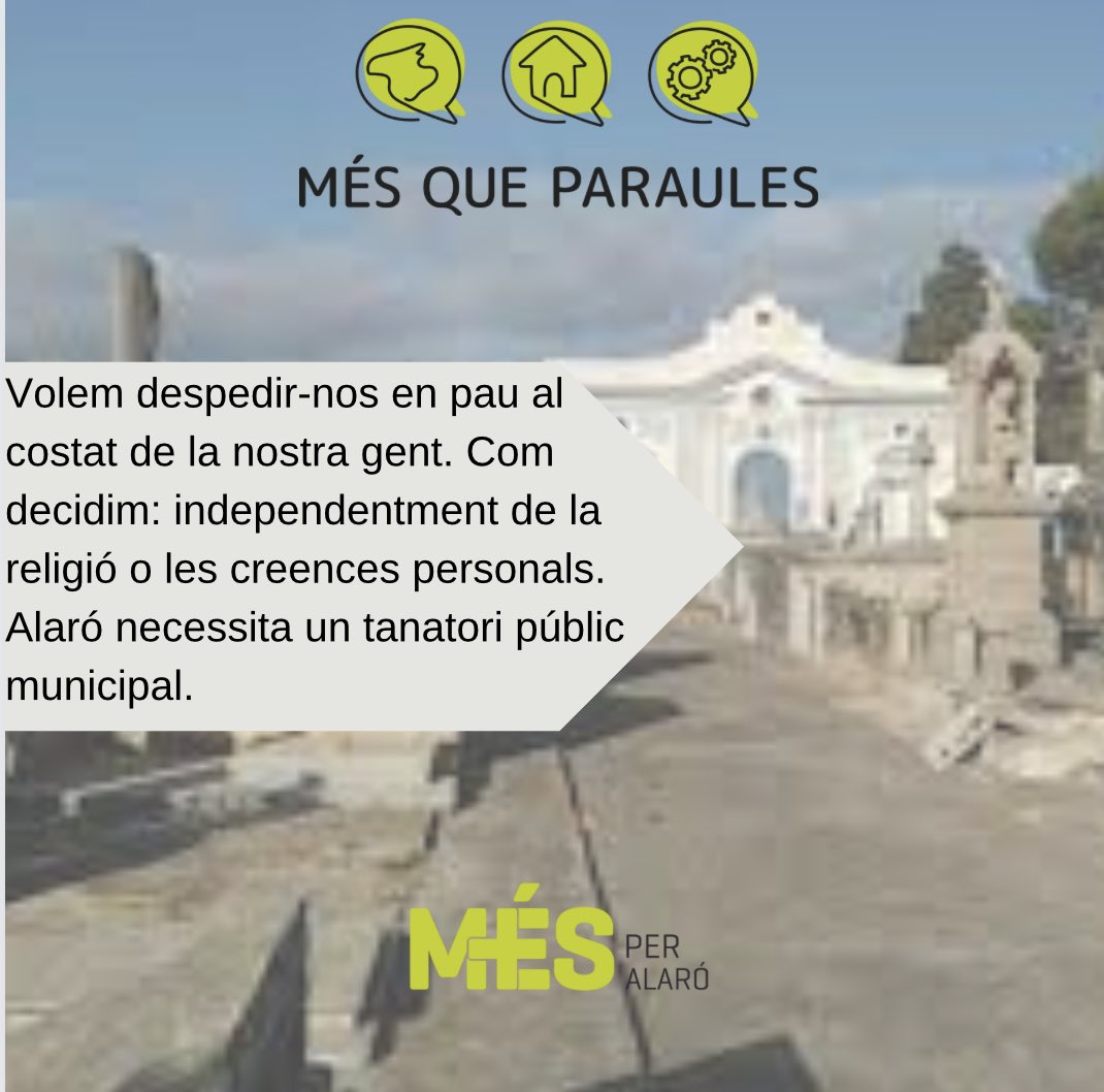 MESperAlaro's tweet photo. Volem un tanatori públic municipal! 

#LAlaróQueVolem #MÉSqueParaules https://t.co/PcdNGgLaXl