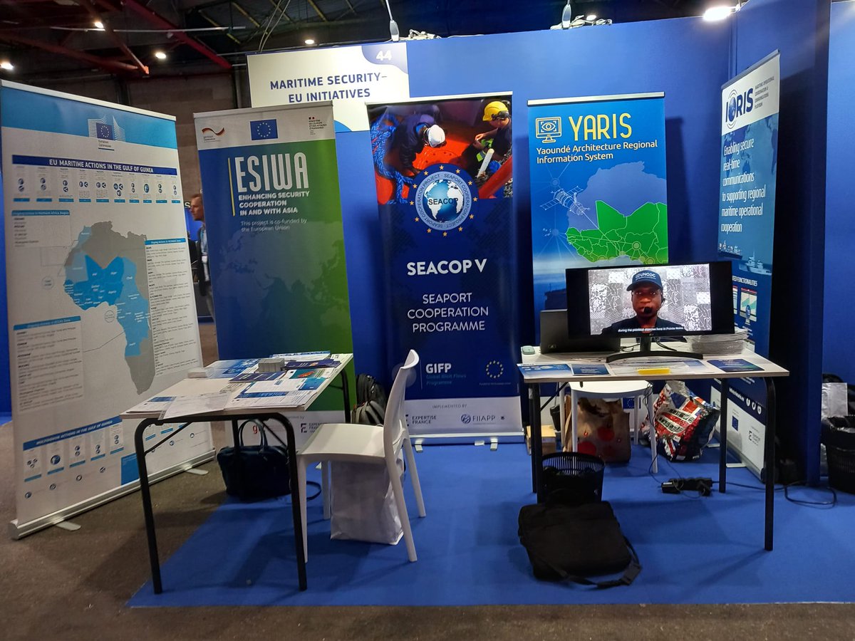 SEACOP is featured in the European Maritime Days (#EMD2023) taking place in Brest, France today and tomorrow. Come check it out to learn more about what the #EU is doing to improve Maritime Security in the Gulf of Guinea and the Indo-Pacific