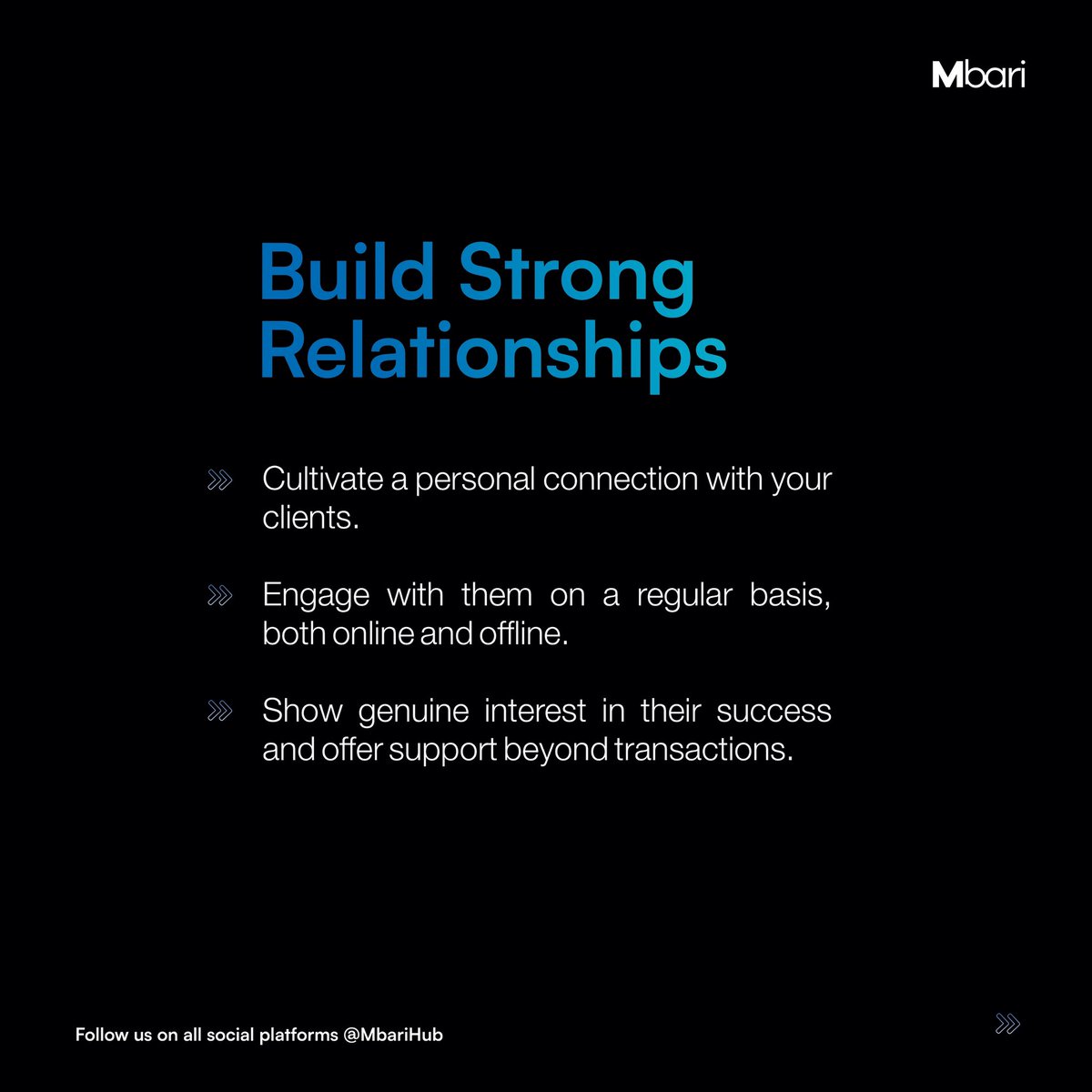 MbariHub's tweet photo. Check out these creative steps to retain your client.

#MbariHub #Branding #strategy #creative #art #visualcommunication #Design #typography #minimalism #color #pallete #nigeria #graphics #designer #video #ads #advertising #motion #vfx #Logo https://t.co/SB2Qipzp55