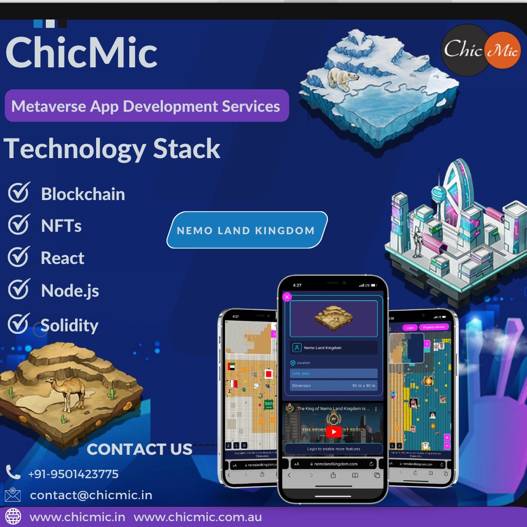 Chic_Mic's tweet image. Are you looking for a Metaverse App Development company in India?

Look no further than ChicMic!

chicmic.in/contact-us/

Check Out Nemo Land Kingdom today!

chicmic.in/portfolios/nem…

#MetaverseAppDevelopment #VirtualRealityIndia #ChicMicInnovates  #NemoLandKingdom
