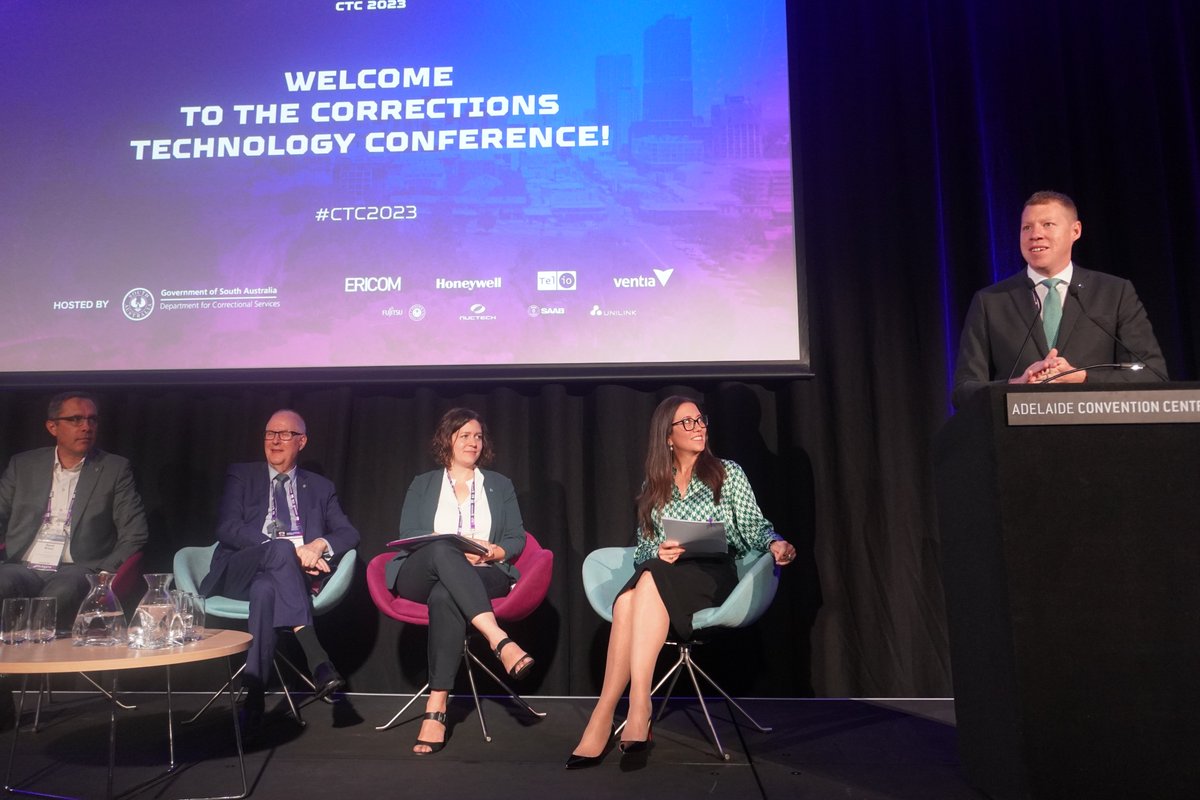 icpaadvancing's tweet photo. Day 1 of #CTC2023 was a success! We learned about the latest technology developments in #corrections and #prisons, including AI systems and digital programs. Excited for Day 2? #techinprisons #collaboration https://t.co/xkpryOYjEP
