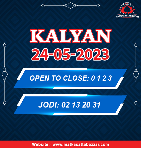 sattabazzar2's tweet photo. 24 May 2023 #kalyan game                            
Download and Play Online #Matka Game Now       
https://t.co/cc5YJOMFNh 
#sattamatka #satta #kalyanmatka #sattaking #sattajodi #sattamatka143 #matkaapp #makemoney #onlinegames #casino #poker #matkabazar #Cricket #ipl2023updates https://t.co/SoYS7No4I3