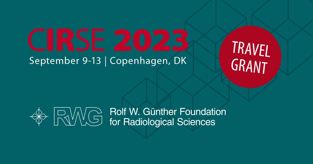 If you are:
✅ a radiology resident or fellow from Europe 
✅ under the age of 35 
✅ the presenting author of a paper or poster accepted for presentation at #CIRSE2023
You might qualify for a Rolf W. Günther Foundation Travel Grant. ow.ly/2JzV50Ov7cn