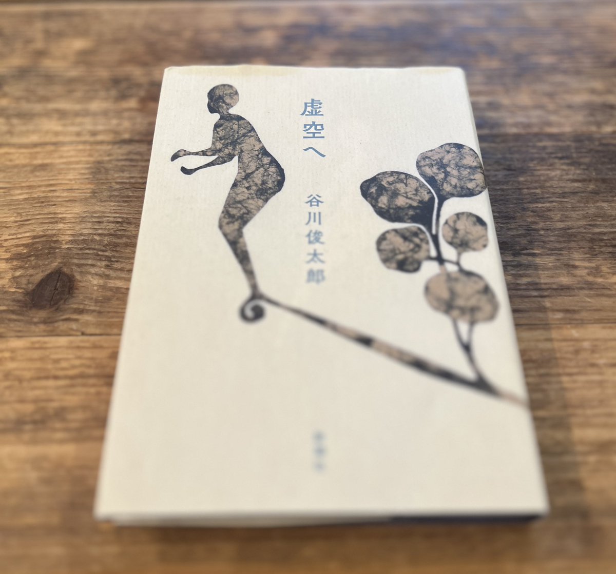ttbooksfilms's tweet image. ちなみに映画『#大阪古着日和』の喫茶店マリンカのシーンで森田さんが読んでいたのはこの本です。
#虚空へ #谷川俊太郎 新潮社刊