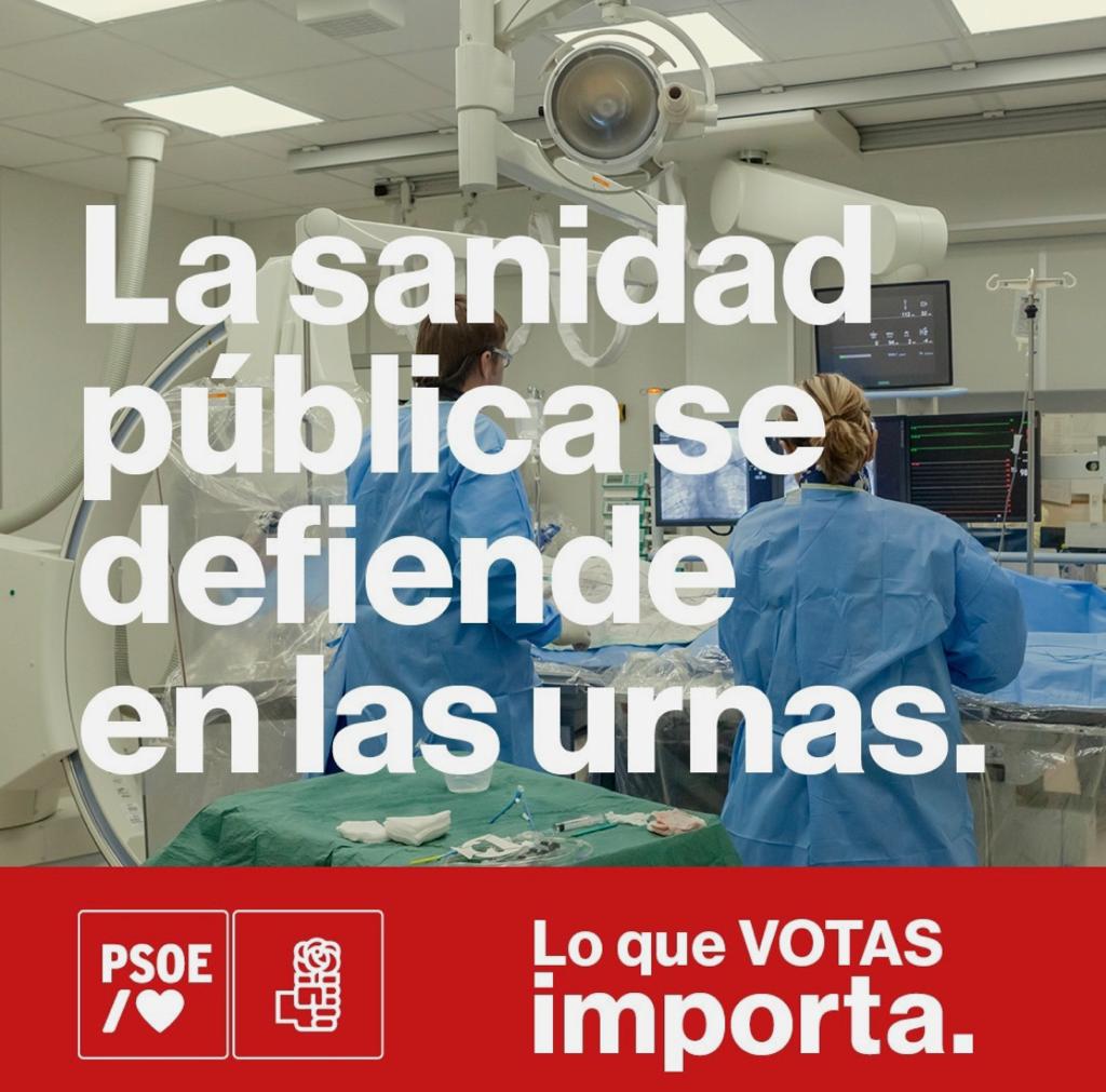 psoe_aroche's tweet photo. 🌹🌹🌹🌹

La sanidad pública, la educación pública, la dependencia, el empleo, etc... se defienden en las urnas.

El PSOE ofrece liderazgo, equipo, proyecto y firmeza en la protección de la sanidad, la educación y la dependencia.

#28M
#LoQueVotasImporta
#VotaPSOE https://t.co/PF4sLQcnwD