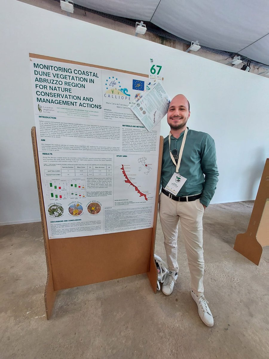 LuciaSantoianni's tweet photo. Very proud to share our project results in #Rome for the #EVS2023 🌿
@MarcoVarr #EuropeanVegetationSurvey https://t.co/Ofa273A2Iy