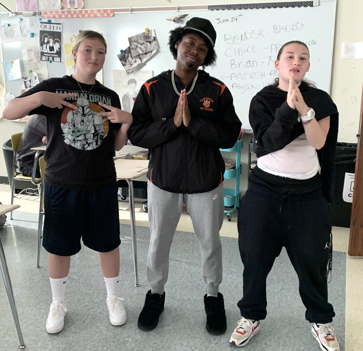MrsSilveira's tweet photo. Yesterday’s spirit day- “Dress as Your Type” @Taunton_Schools  @TauntonHS https://t.co/mbHTzj6nB8