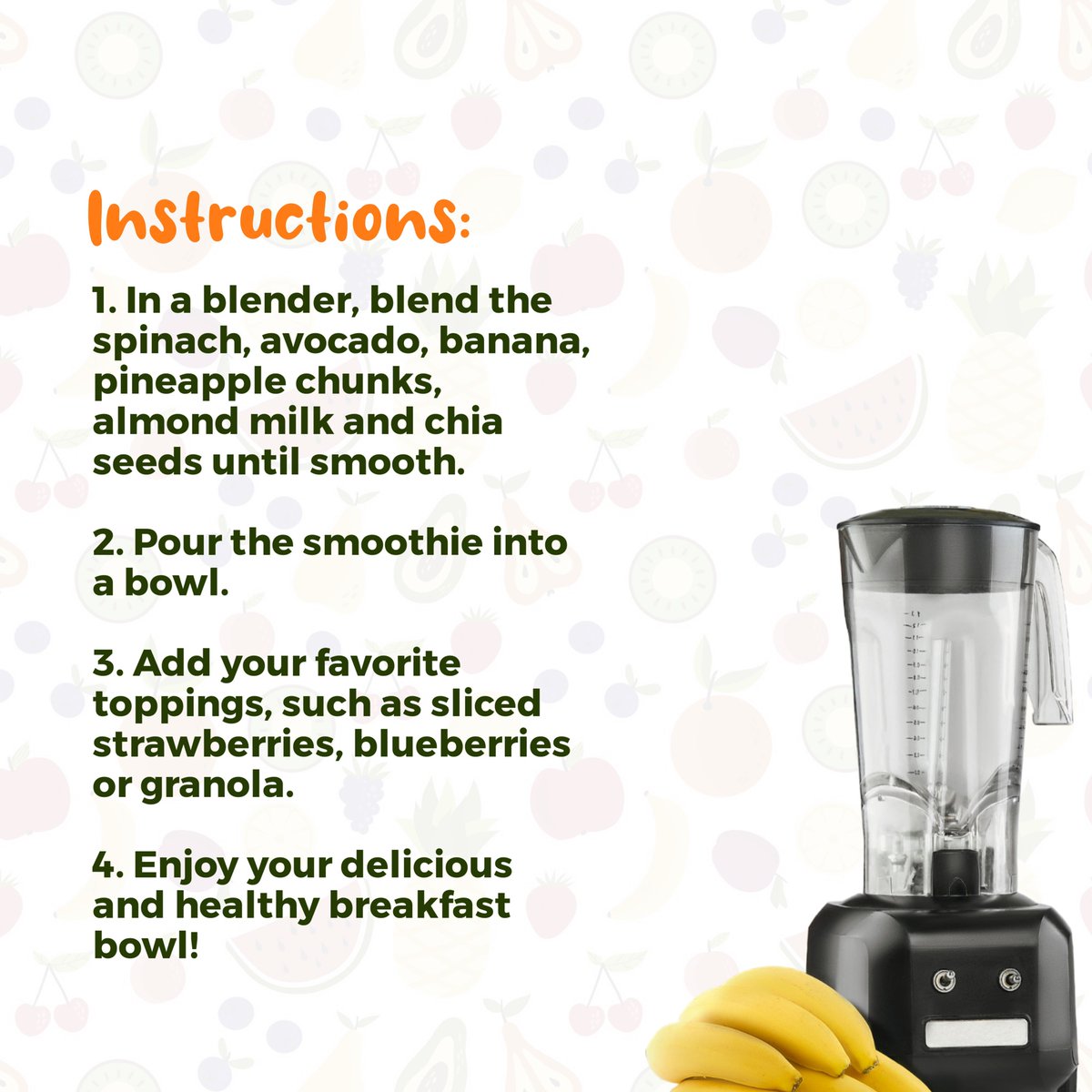 Rise and shine! 

Start your day with a healthy breakfast packed with fresh fruits and veggies. 

Here is one tasty recipe to try out and fuel your morning!

#Ubi #smoothierecipe #healthydietfood #healthymindbody #breakfastbowl #greenfood #tropicalfruit #fruitlover