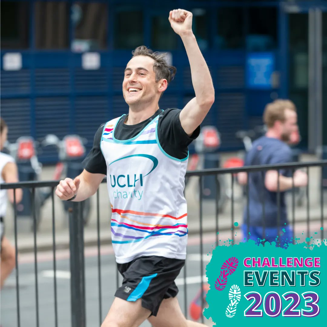 🏃 Join #teamUCLH in the @TheLondon10K this July!

Run, jog, skip or walk past iconic central #London sights such as Big Ben, the London Eye, the River Thames and more in a 10k race to remember.

Sign up today and help us do more for @uclh: buff.ly/3LMU2kC