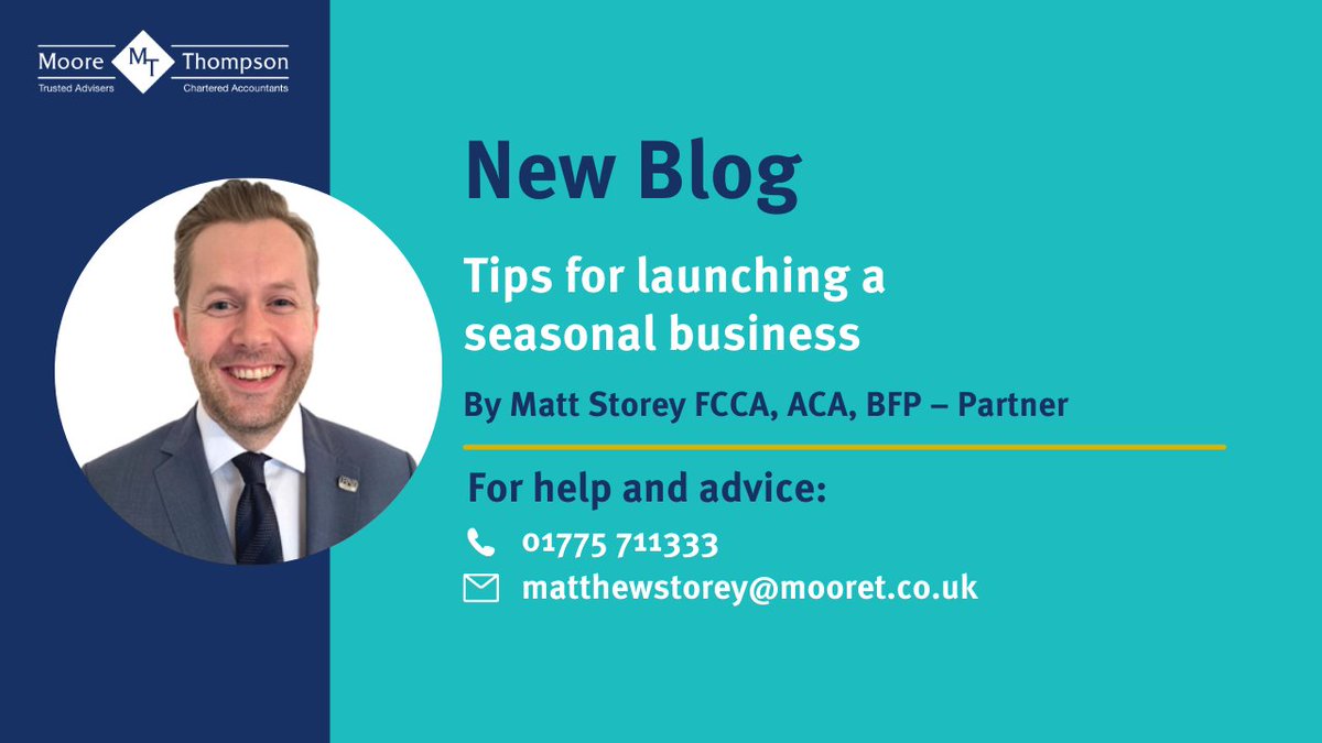 New blog 📣

The allure of a seasonal business is strong for many entrepreneurs.

However, running a seasonal business comes with its own unique set of financial challenges and considerations.

Read more: rb.gy/g57b4

#SeasonalBusiness #BusinessPlan