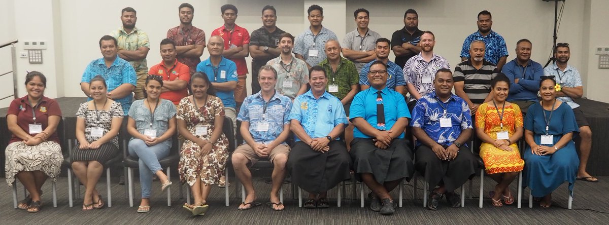 TuvaluMET's tweet photo. This week, staff from the Tuvalu Meteorological Service join other government departments and civil society organizations in Funafuti to participate and engage in technical training on climate and ocean science and coastal hazard assessment and monitoring. https://t.co/byoJSwDjtF