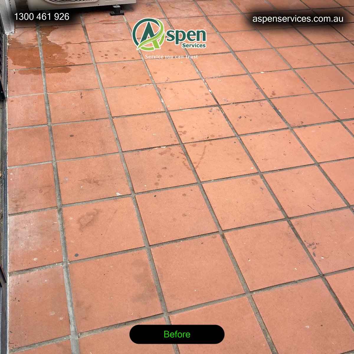 Aspen_Service's tweet photo. Terracotta Tile cleaning and sealing project in Brisbane City, Queensland.
DM to get a free quote for tile cleaning and regrouting services.
#tiles #tile #terracotta #terracottatiles #tilegrout #TileGroutCleaning #homeimprovement #cleaninghome #cleanhouse #tilesealing https://t.co/UAmoaukGc6