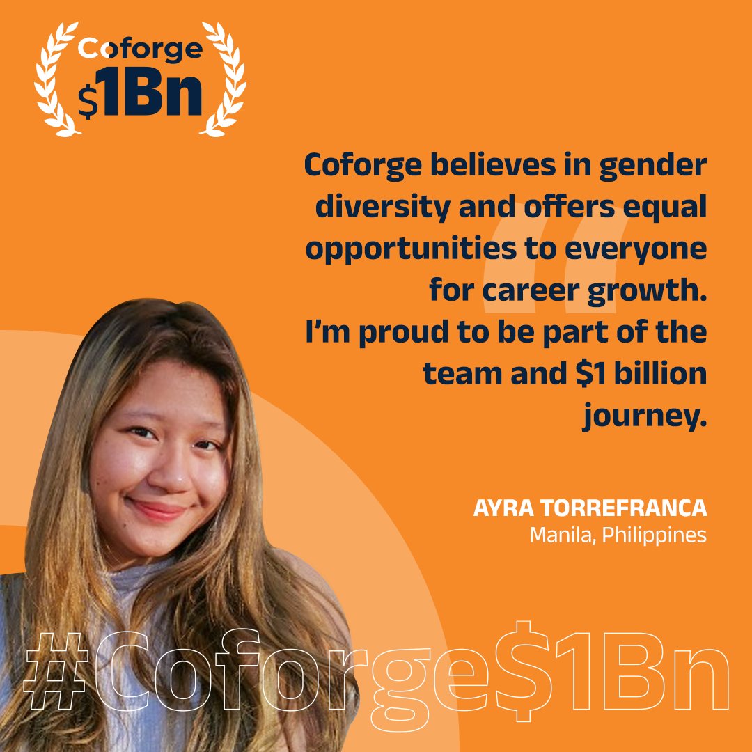 Coforge_Tech's tweet photo. At the heart of our success as an organisation lies our culture of inclusivity, diversity and respect for our people. Our milestone celebration is a celebration of our individual and collective journeys. 

#Coforge1BillionDollars #WeDidIt #Coforge #RevenueMilestone #SuccessStory https://t.co/BSbOuMsRpw