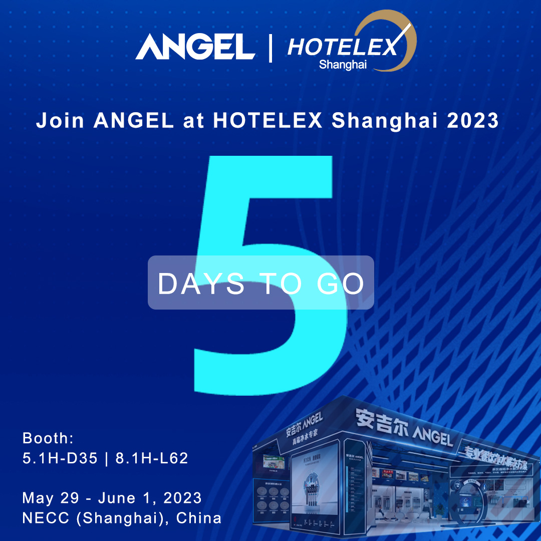 5 Days to go until the 31st HOTELEX Shanghai exhibition!
Angel will showcase advanced water purification systems and customizable water solutions for commercial kitchens at this event.

Register Online: reg.hotelex.cn/en/user/regist…

#HOTELEX #waterpurification #waterfiltration