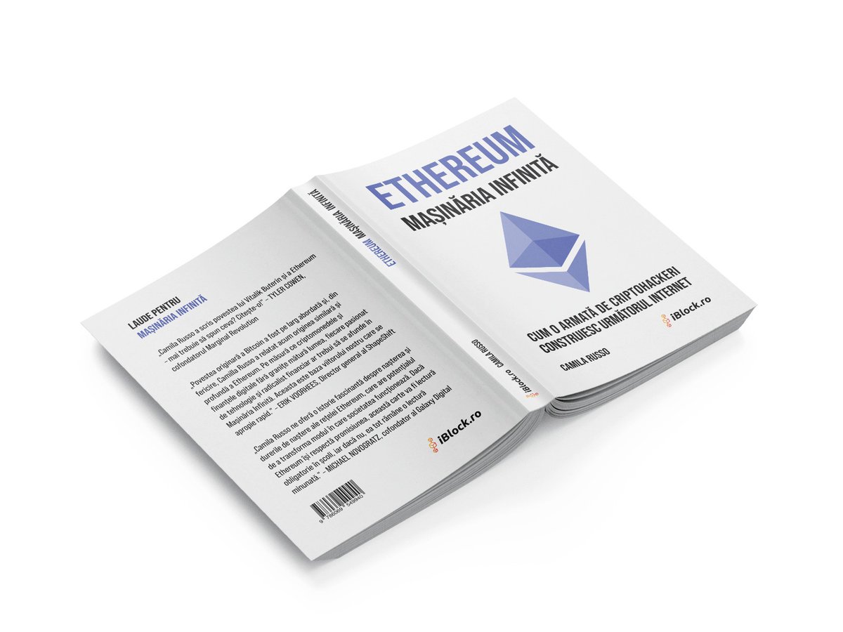Câștigă o carte "Ethereum Mașinăria Infinită" (în valoare de 99 lei) GRATUIT.

+ Acces la 2 capitole gratuit.

Daca esti interesat lasa un comentariu cu "Da" si apasa RETWEET.

O sa-ti scriu un mesaj in privat cu ce trebuie sa faci.