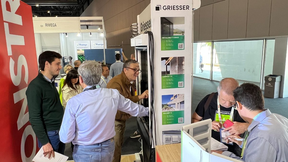 GriesserIB's tweet image. Estas son nuestras sensaciones del primer día de #Construmat2023👇 
👌Un éxito de público
👌Lleno de inputs y estímulos muy positivos
👌Se respira pasión por el sector

Vamos a por el segundo día💪

@ConstrumatBCN #Construmat #controlsolar #passivhaus #inspiredbythesun