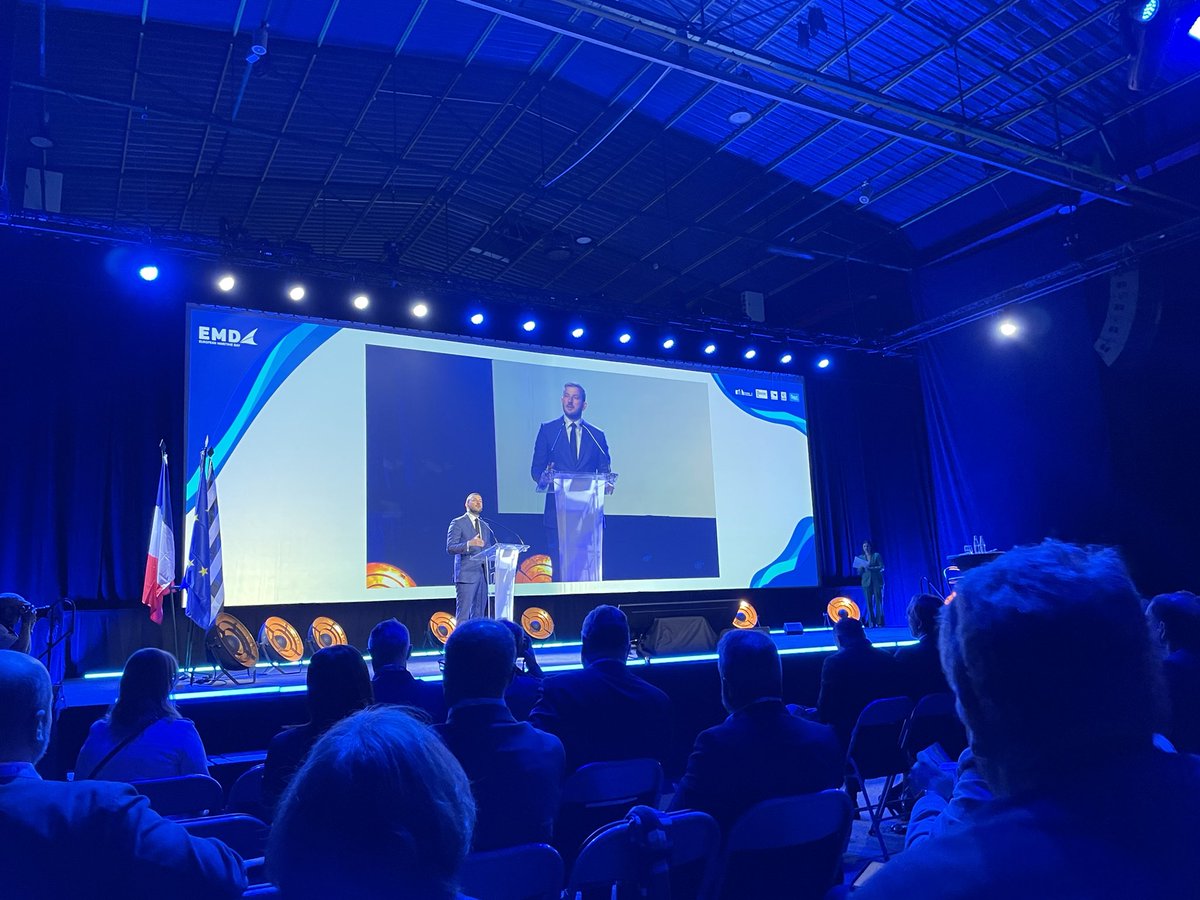 Commissioner Sinkevicius opening European Maritime Day 2023 in Brest this morning. Pleased to be part of Ireland’s delegation and to engage on important maritime and blue economy issues in the coming days. #EMD2023