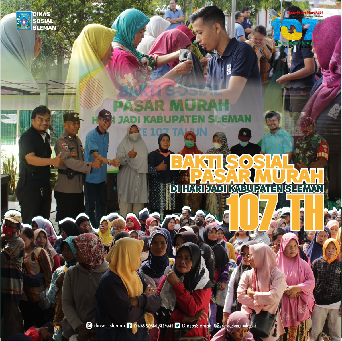 Gelar Pasar Murah dan Bakti Sosial Di Hari jadi Kabupaten Sleman ke-107

dinsos.slemankab.go.id/2023/05/24/gel…