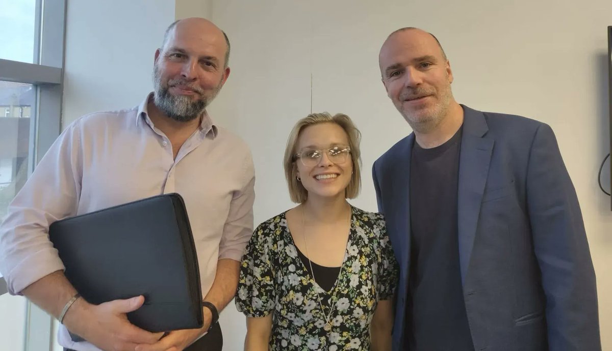RPFTNews's tweet photo. We love to see our Actor/Facilitators out and about at work.  Here's a shot of the extremely talented Evie Killip, Martin Austin and Matt Broad as they prepare to deliver a session on coaching for leaders.  #Coaching #Leadership #DramaBasedTraining #RPFT

https://t.co/kU3mPJZl2s https://t.co/4CxUQnG9aF