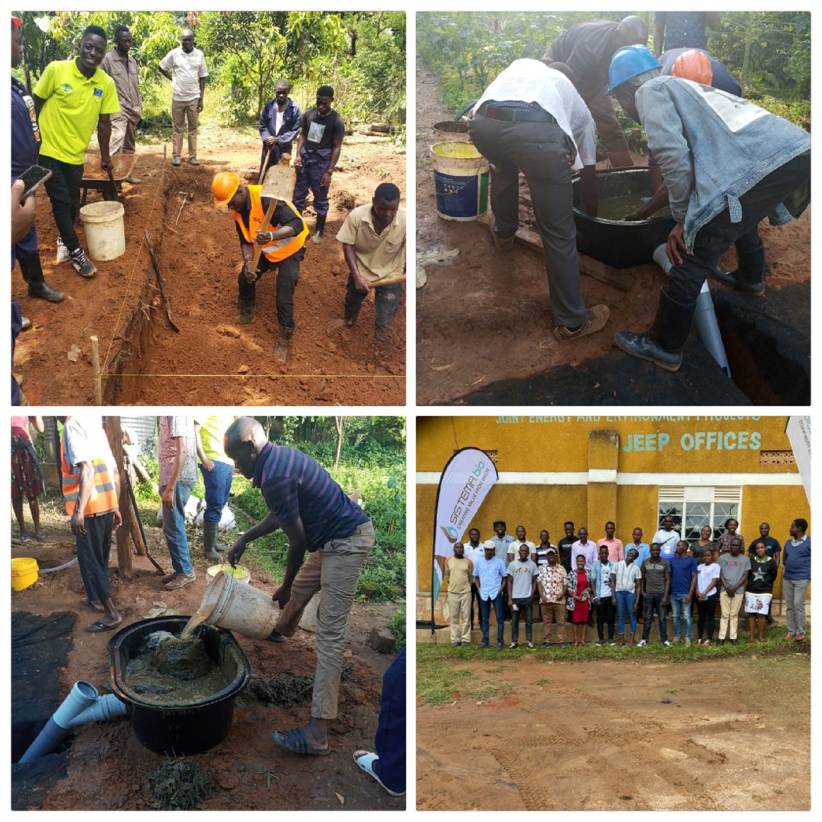 Skilling youth in biogas installation so as to give an opportunity to farmers to live in a cleaner and more sustainable environment #cleanenergy through facilitating linkages to financial service providers @EquityBankUga16 <a href="/ugandacoalition/">ugandacoalition</a>
<a href="/EastInforse/">INFORSE East Africa</a> #sistemaproject #SDG7