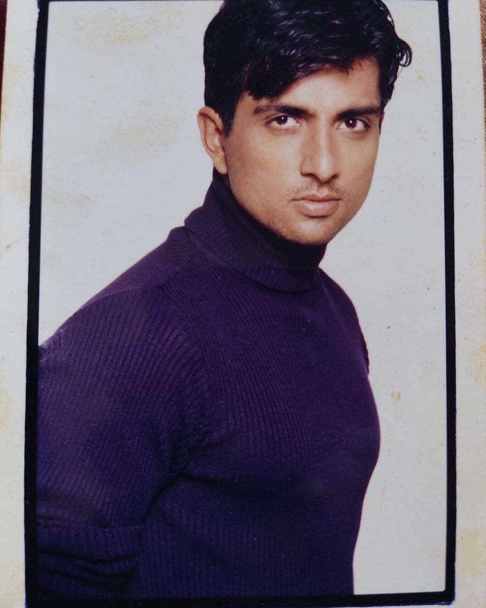 SonuSood's tweet photo. One of my first portfolios. 
Had a pager in those days. 
All i used to do was, wait for that one Beep. 📟 https://t.co/bYBia7i0vT