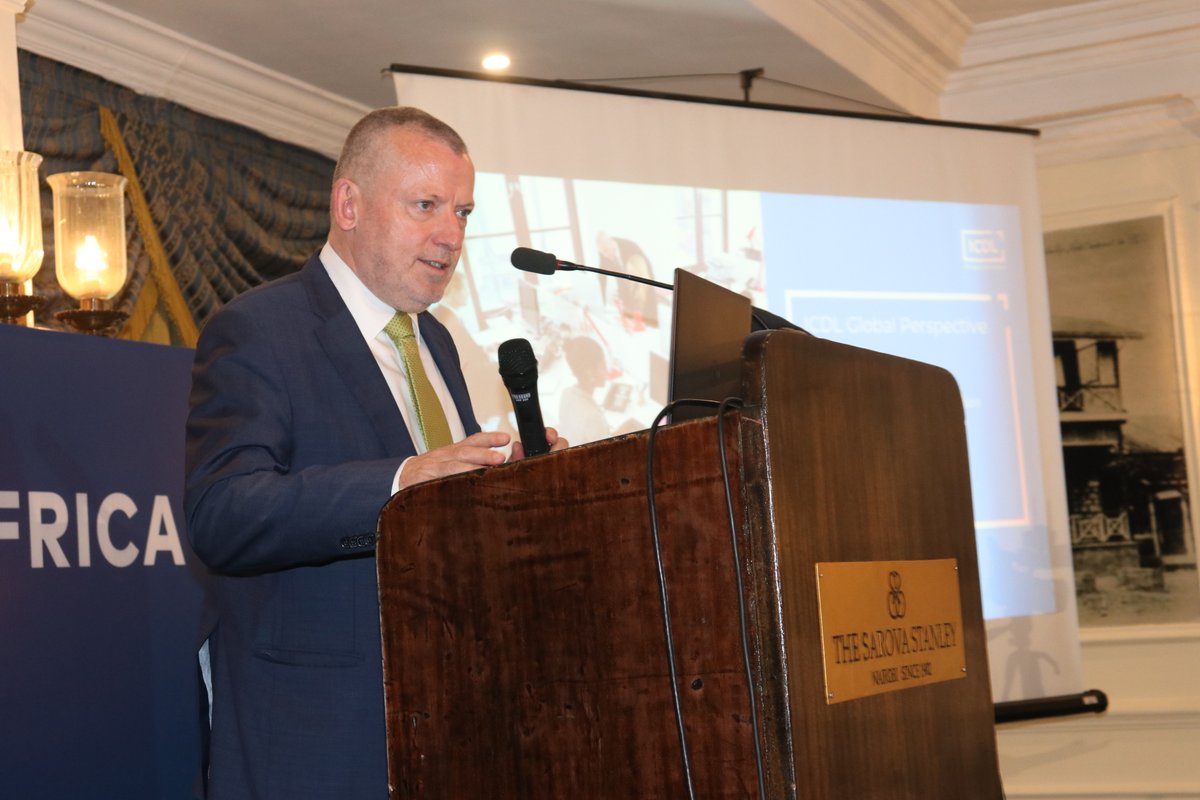 ICDLAfrica's tweet photo. "Digital economy is powered by people, people are powered by digital skills and digital skills are powered by #ICDL," CEO, ICDL Foundation,  Damien O'Sullivan.

#ICDLAfrica #ATCForum https://t.co/G0yMbmxEza