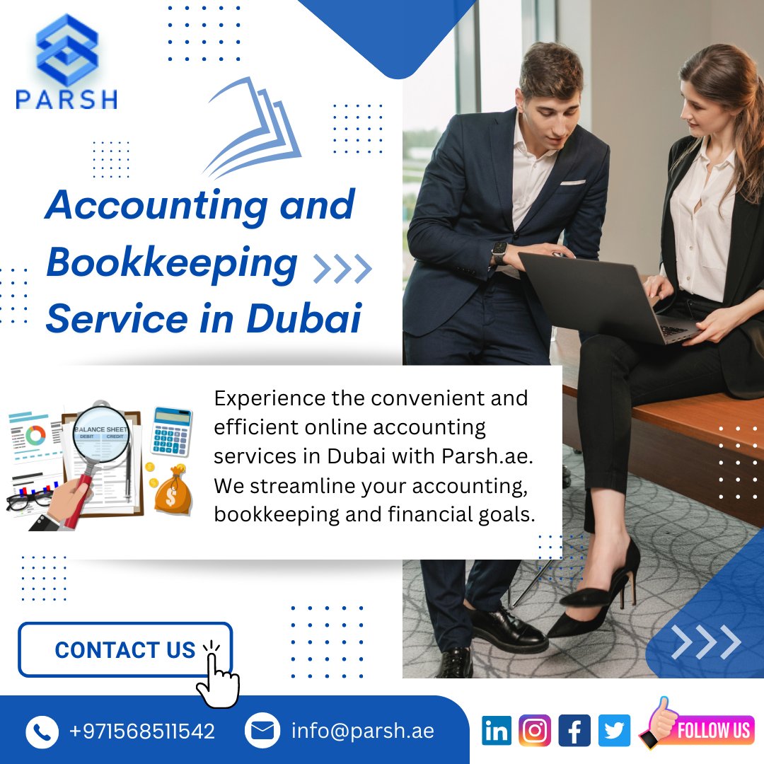 AndParsh's tweet photo. Accounting and Bookkeeping Service in Dubai....
"Experience the convenient and efficient online accounting services in Dubai with https://t.co/4kYgFzsjg0.  goals
For more information:
Visit: https://t.co/HIYr6CyZpl
Call: +971 568511542
#parshaccounting #accountingdubai https://t.co/7CcXmCRXKH