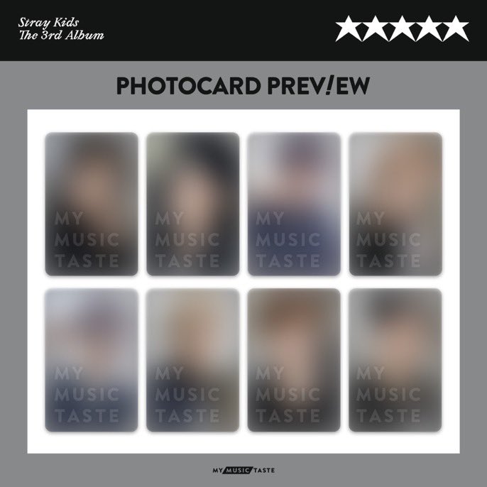 スキズ 5-STAR 店舗特典トレカ 絵柄(ビジュ)モザイクあり発表① 🗓5/22