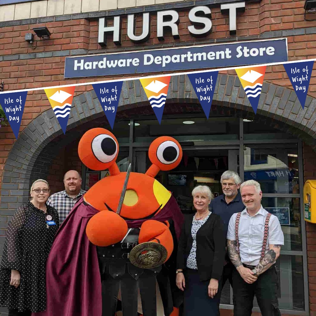 This Saturday <a href="/TryHurstFirst/">W Hurst & Son</a> are celebrating winning the UK'S FAVOURITE LOCAL BUSINESS 2022.

Nipper will be in the Newport store, greeting customers and joining in the celebrations.

#isleofwightday #nipper #nipperthecrab #hursts #tryhurstsfirst