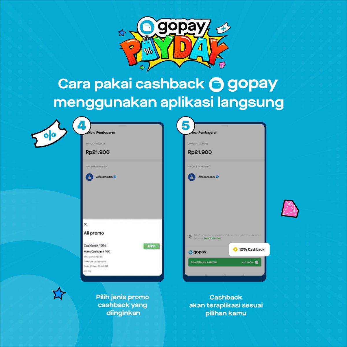 gopayindonesia's tweet photo. Udah siap buat ikutan #GOPAYPAYDAY bulan ini?

Jangan lupa buat beli paket voucher QRIS UNLIMITED di aplikasi Gojek-mu, biar bisa dapet CASHBACK gak habis-habis tiap transaksi di QRIS pakai GoPay. https://t.co/0OrZgFRDcz