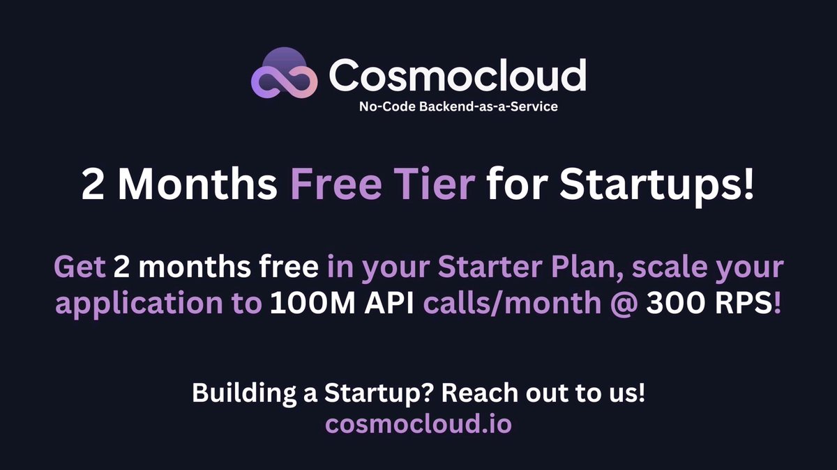 Cosmocloud tweet media
