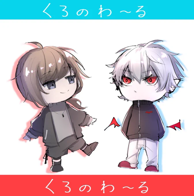 ノワもイッパイイルヨー 一番最後が初めて描いたデフォノワ