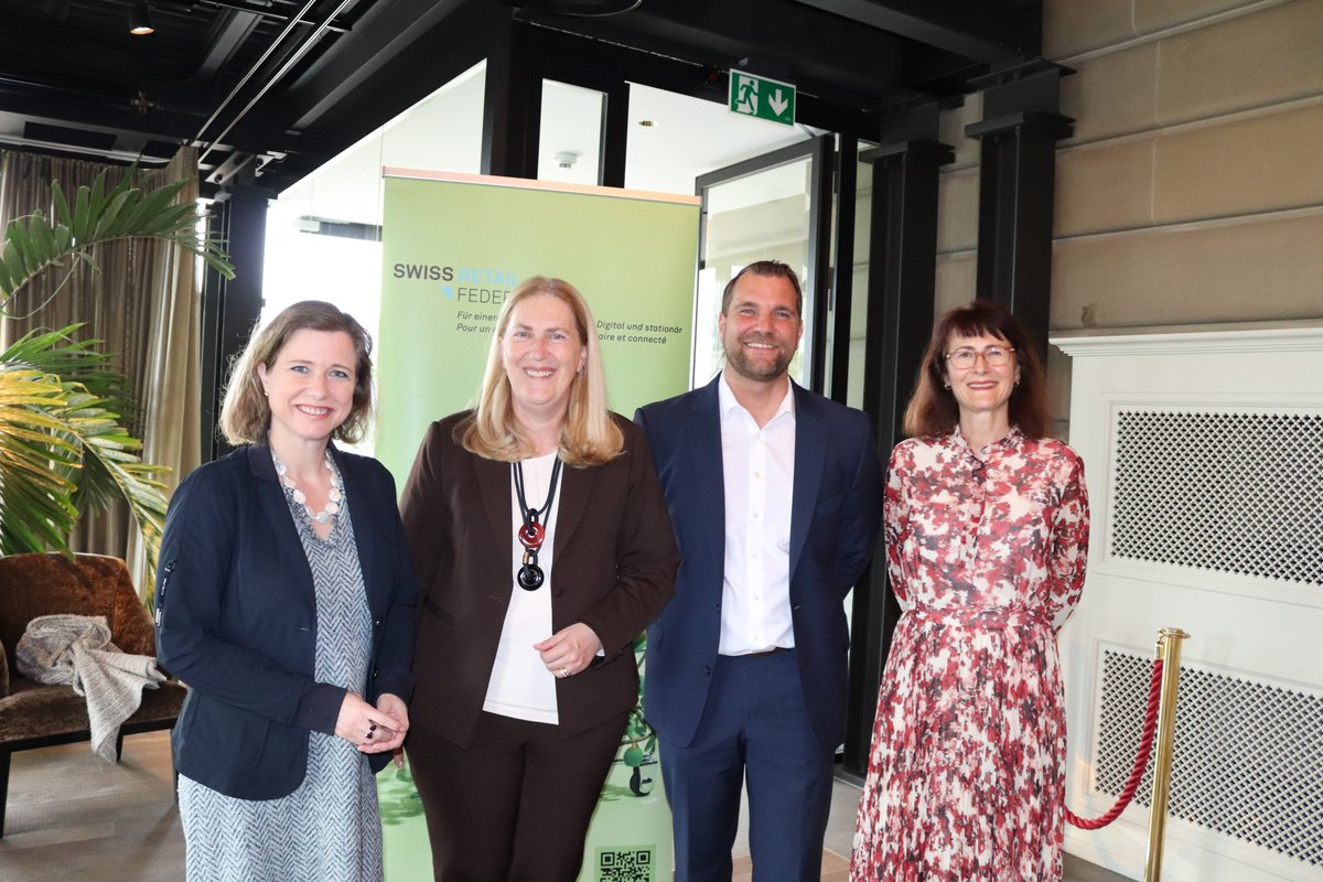Helene Budliger Artieda (@seco_statesec) on Twitter photo Vielen Dank <a href="/RetailSwiss/">SWISS RETAIL FEDERATION</a>, für die Einladung zu meinem Gastreferat! 🙏
Im Fokus standen:
📌EasyGov, ein wichtiges Online-Portal, dass Firmen bei Behördengängen digital unterstützt
📌Das Unternehmungsentlastungsgesetz
📌Die Preisbekanntgabeverordnung. Vielen Dank <a href="/RetailSwiss/">SWISS RETAIL FEDERATION</a>, für die Einladung zu meinem Gastreferat! 🙏
Im Fokus standen:
📌EasyGov, ein wichtiges Online-Portal, dass Firmen bei Behördengängen digital unterstützt
📌Das Unternehmungsentlastungsgesetz
📌Die Preisbekanntgabeverordnung.
