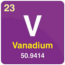 The element of the day today is vanadium. It is a hard, silvery-grey, malleable transition metal discovered in 1801. #periodictable #vanadium #transitionmetals