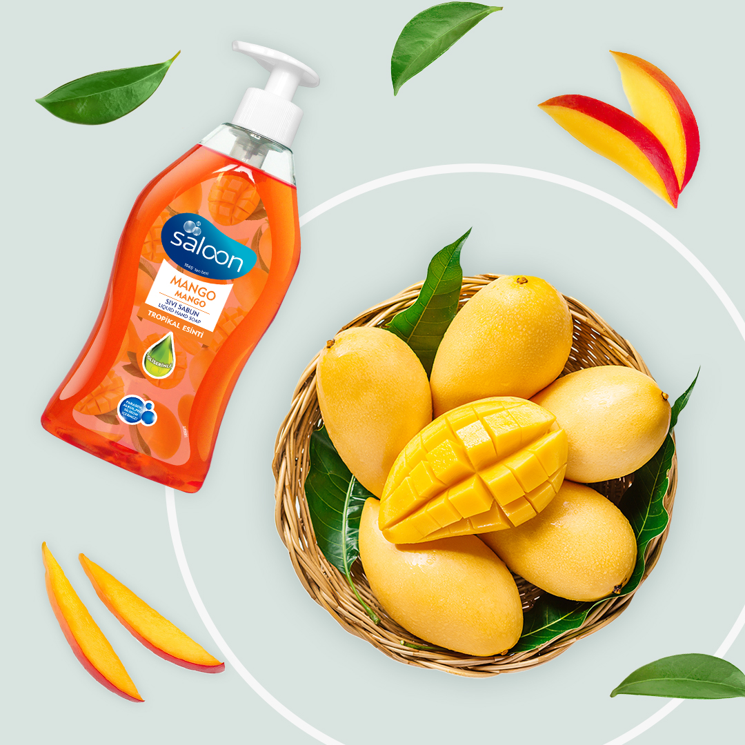 Tropikal iklimlerde yetişen mangonun canlandırıcı etkisi yenilenen Saloon Sıvı SabunMango ile cildinize yansıyor.

#Saloon #DoğanınSanatınıKeşfet #Sabun