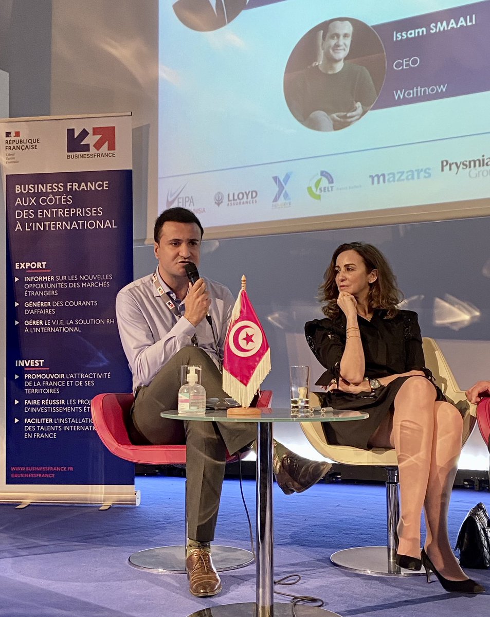 La jeune pousse #Cleantech 🇹🇳 <a href="/wattnowio/">Wattnow</a> annonce son implantation en 🇫🇷 à Toulouse lors des 5ème #rencontresTunisie2023 #codéveloppement  #TFE2Rives <a href="/FranceTn/">La France en Tunisie 🇫🇷🇪🇺</a>  <a href="/BF_TFI/">Business France (Invest)</a> @BF_InfosMarches <a href="/BF_Industrie/">BF Industrie</a> @BF_GreenExport
