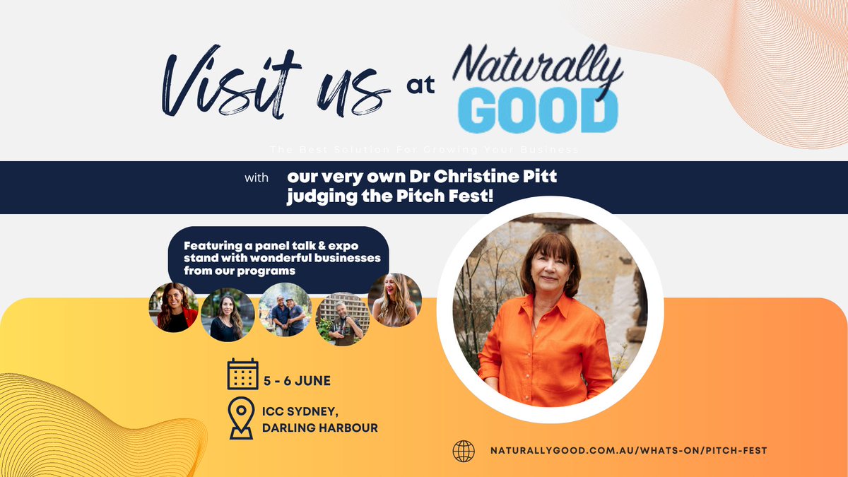 Food Futures Company (@foodfuturesco) on Twitter photo We're so excited to be taking part in <a href="/NaturallyGoodEx/">Naturally Good Expo</a> in just under two weeks, with our very own Co-Founder & CEO Dr Christine Pitt judging the Pitch Fest! We'd love to say hi to you at our expo stand and at our panel talk, both featuring wonderful businesses from our programs⭐ We're so excited to be taking part in <a href="/NaturallyGoodEx/">Naturally Good Expo</a> in just under two weeks, with our very own Co-Founder & CEO Dr Christine Pitt judging the Pitch Fest! We'd love to say hi to you at our expo stand and at our panel talk, both featuring wonderful businesses from our programs⭐