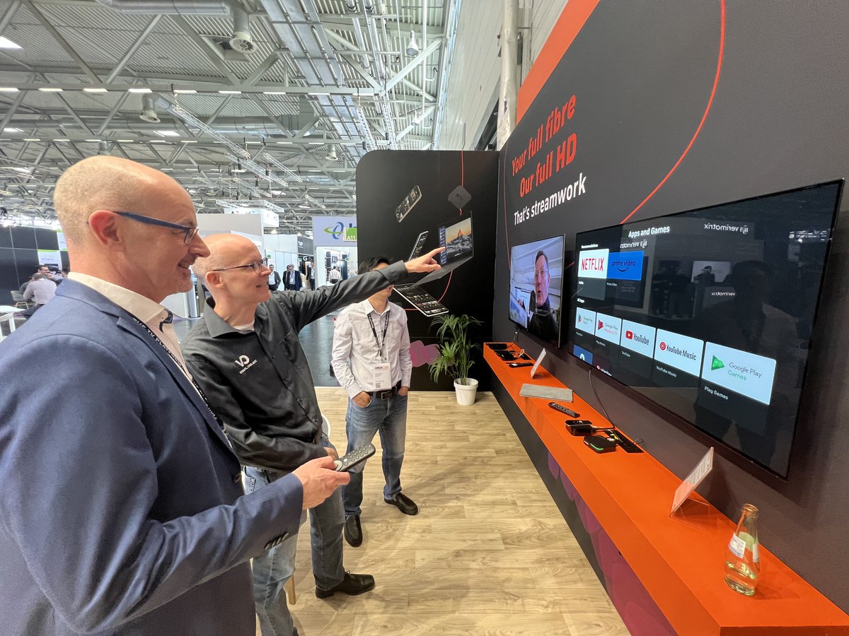visualonline's tweet photo. Grüße von der #ANGACOM in Köln! Unser Team ist derzeit für euch auf Europas führender Kongressmesse für Breitband & Medien.
#VisualOnline #ANGACOM #iptv #fiber https://t.co/N0NhITNcw2