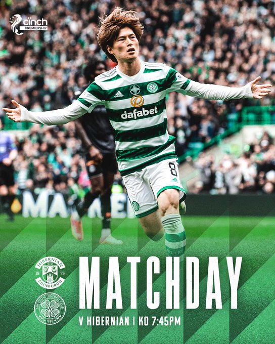 🟢 #CelticFC マッチデー ⚪️

🆚 ハイバーニアン
🏆 #cinchPrem
⌚ 27:45（日本時間）
🏟️ イースター・ロード
💻 @CelticTVでライブ配信
 
#HIBCEL | #COYBIG🍀