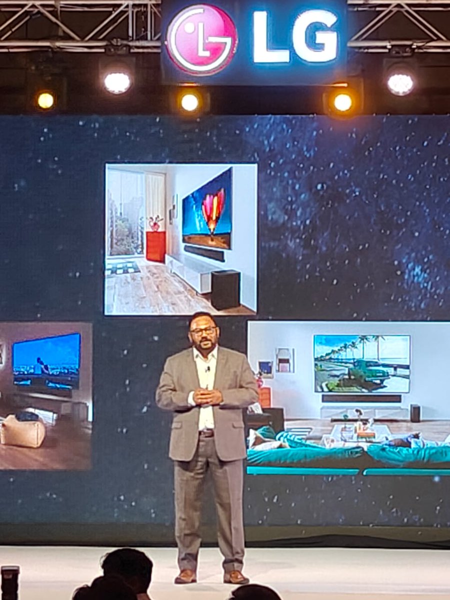 Excitement peaks as Mr. Gireesan T Gopi, Business Head, Home Entertainment, LG Electronics India, takes the stage to share his insights and revelations about the new #LGOLED.

#LGOLED2023 #TheOneAndOnly #LGOLEDevo