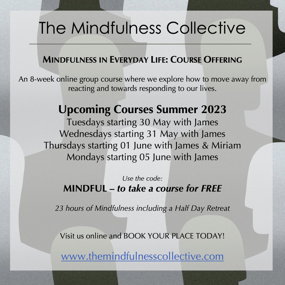 themindfulnesco's tweet photo. Ready to take the step and join one of our courses?  There is still time to join for FREE. 
Just use the code: MINDFUL  ⬇️ ⬇️ ⬇️ ⬇️

https://t.co/NON0PaG8Rv

#mindfulness #the_mindfulnesscollective #momentbymoment #mindfulnesscourse https://t.co/5kmuCC6iew