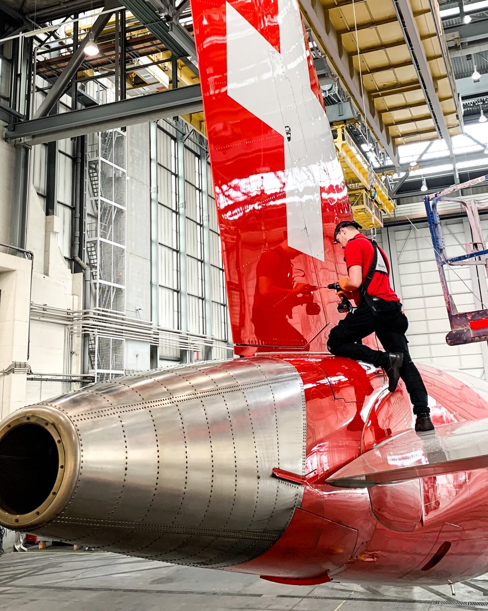 Happy Aviation Maintenance Technician Day✈🛠! Not all heroes wear capes. Our heroes wear red poloshirts and multifunctional trousers with magical tools in their pockets ✨🔧. #thankyou #maintenance #aviationmechanic #mechanic #celebration #maintenanceday #technician