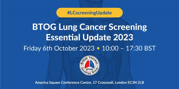 BTOGORG's tweet photo. Registration is now open for the BTOG Essential Update on Friday 6th October in London. It will cover key issues regarding implementation of lung cancer screening in the UK and includes a networking drinks reception. https://t.co/qofgbSOjvF #LCScreeningUpdate #LCscreening https://t.co/thMlW8khRN