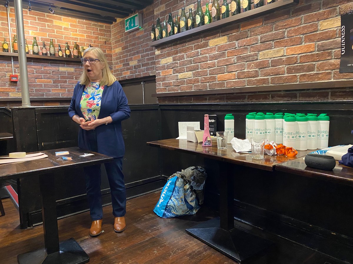 jslbutler's tweet photo. I spent the night thinking about the @pintofscienceIE talks and it really made me happy that people are researching such diverse and amazing topics at  @WeAreTUDublin  like microplastics, insects as a palatable food source explainable AI and digital literacy for the elderly. https://t.co/9lmYnOJHBf