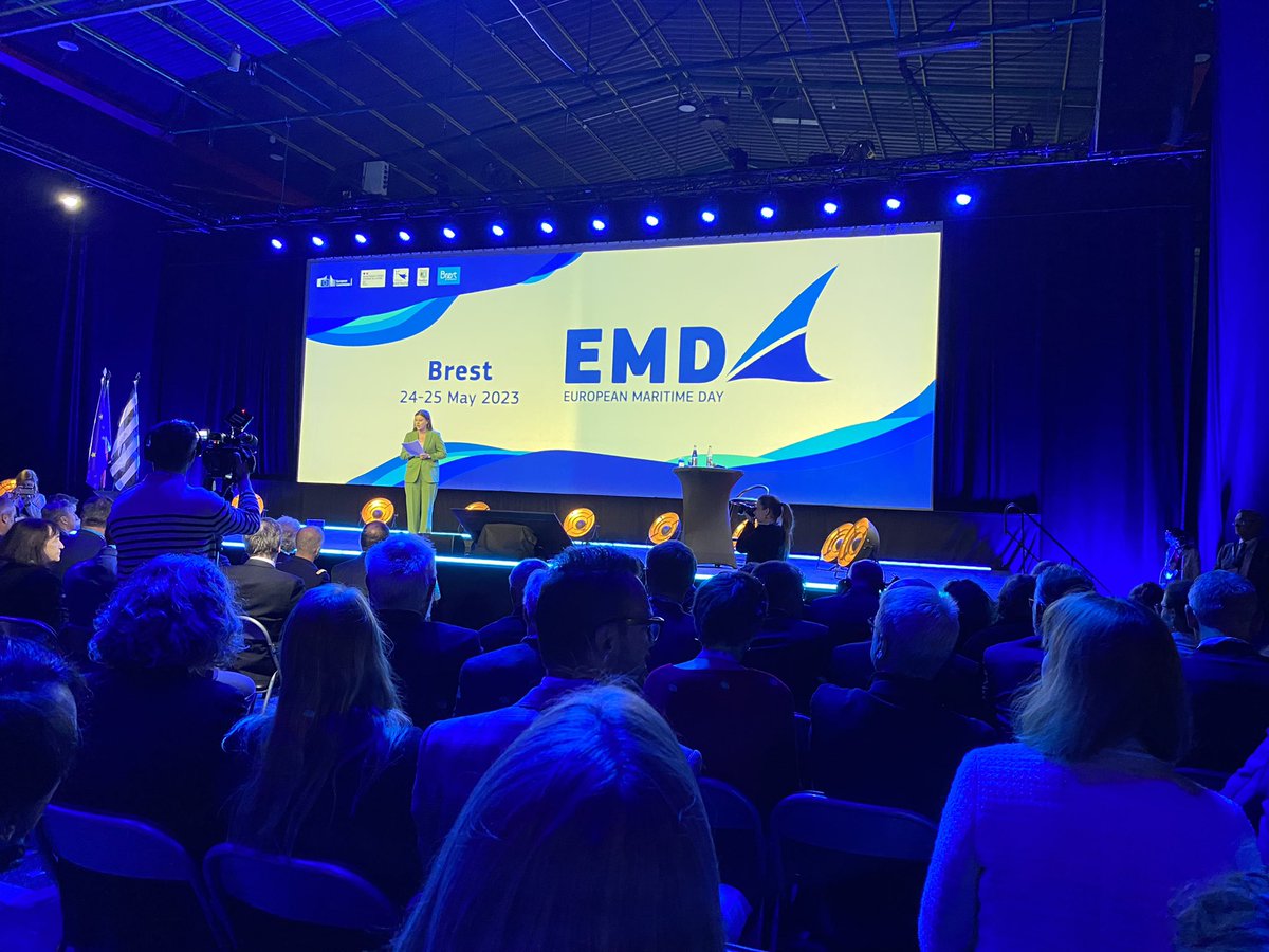 European Maritime Day : The Campus mondial de la mer team will be pleased to welcome you on its Pavilion shared with @BrestFr, <a href="/cdbrest/">CD Brest</a>, <a href="/regionbretagne/">Région Bretagne</a>, <a href="/SGMer/">Secrétariat Général de la Mer 🇫🇷</a>, at stand number 23 campusmer.fr/news-the-campu…