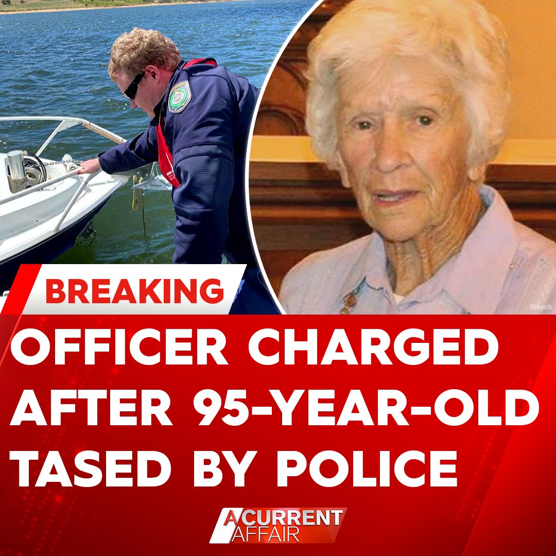 #BREAKING: A senior constable who allegedly Tased a 95-year-old dementia patient has been charged with three offences, including recklessly causing grievous bodily harm.

For full details, tune into A Current Affair on Channel 9 and 9Now at 7pm. #9ACA