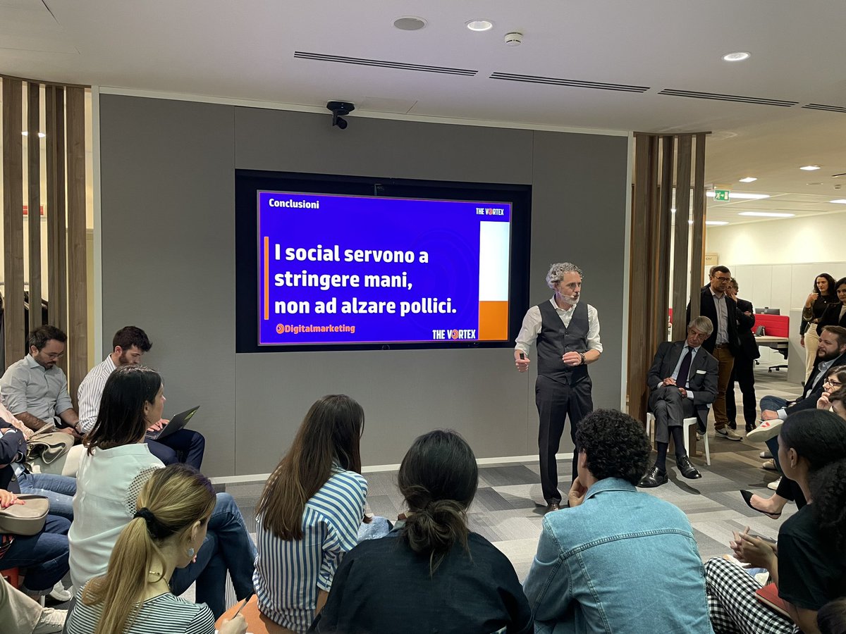 Davvero molto, molto interessanti gli spunti di <a href="/NicolaMauri/">Nicola Mauri</a> complimenti! 👏
#thinksocial