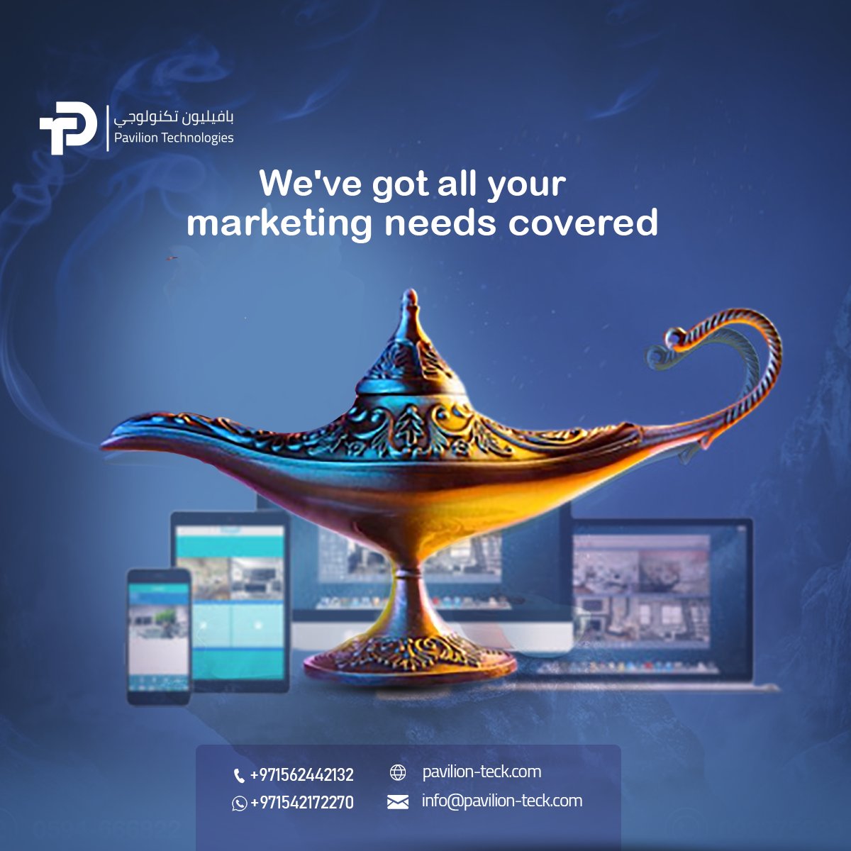 paviliontechuae's tweet photo. Elevate your brand's presence and drive impactful results with our full range of marketing services. 💼📈
Let's collaborate and take your business to new heights! 💪🔝 #MarketingSolutions #FullServiceAgency #BusinessGrowth" https://t.co/kHO6Xm1CSt