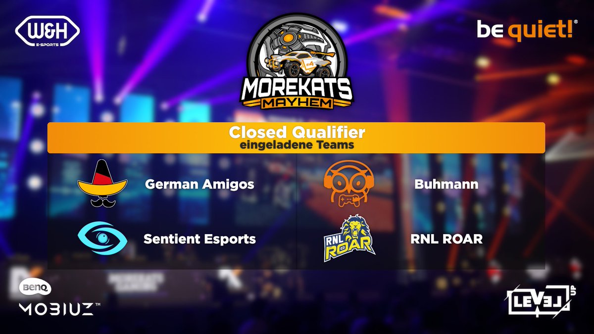 Morekats Gaming (@morekats) on Twitter photo Heute Abend wird entschieden, wer in den Playoffs auf der <a href="/levelupsalzburg/">LEVEL UP - The Gaming Festival</a> am 01.07. um den Pokal spielen darf! Letzte Woche hatten sich folgende Teams für heute qualifiziert:
- Morgen Vielleicht
- Rebeccas
- Lion Mates in Atlantis
- Foreign
Hinzu kommen diese vorab Heute Abend wird entschieden, wer in den Playoffs auf der <a href="/levelupsalzburg/">LEVEL UP - The Gaming Festival</a> am 01.07. um den Pokal spielen darf! Letzte Woche hatten sich folgende Teams für heute qualifiziert:
- Morgen Vielleicht
- Rebeccas
- Lion Mates in Atlantis
- Foreign
Hinzu kommen diese vorab